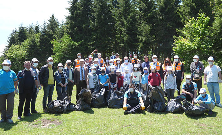 Trabzon'da Hıdırellez Boğazı çöplerden temizlendi!