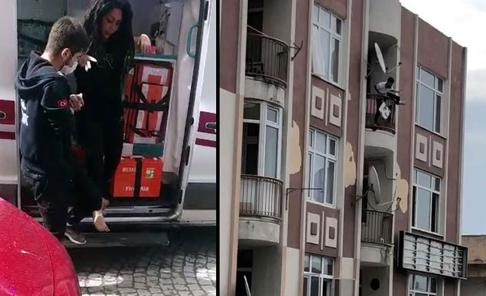 Sevgilisini döven Suriyeli adam intihara kalkıştı