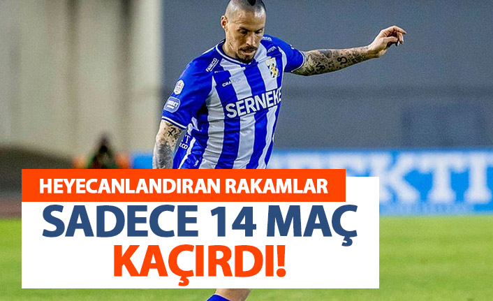 Hamsik'in kariyer raporu heyacanlandırdı! Sadece 14 maç...
