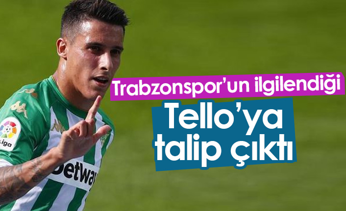 Trabzonspor'un ilgilendiği Tello'ya talip çıktı