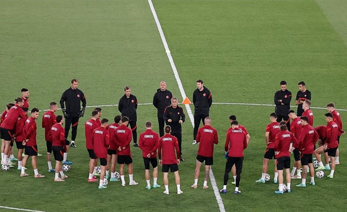 Milli Takım son antrenmanını yaptı