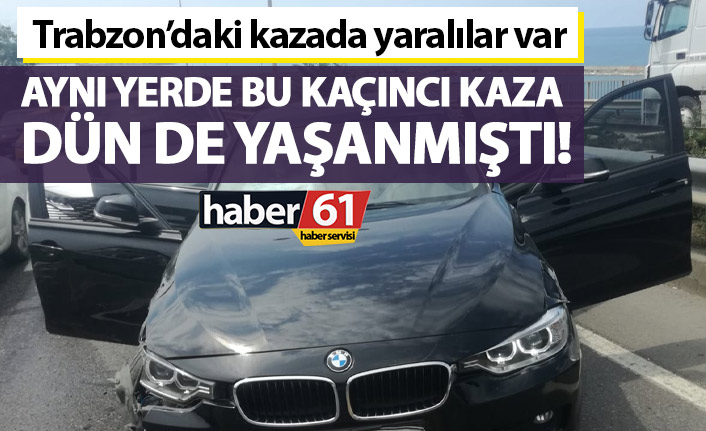 Ortahisar’da iki araç çarpıştı: 3 kişi yaralandı