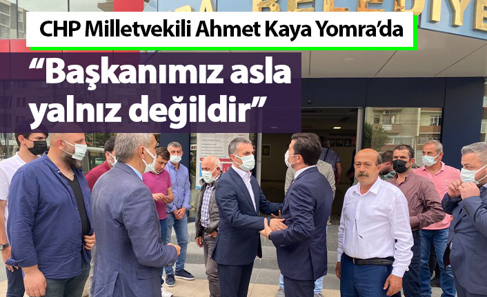 CHP Milletvekili Ahmet Kaya'dan Yomra Belediye Başkanı Bıyık'a ziyaret