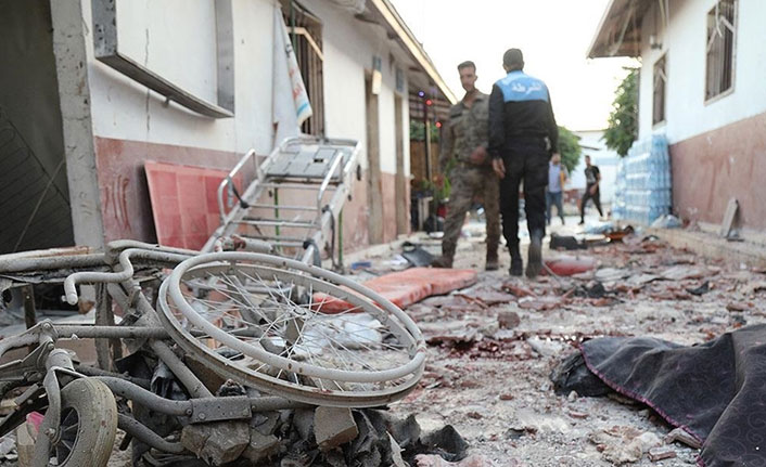 YPG/PKK'nın Afrin'de hastaneye saldırı düzenledi