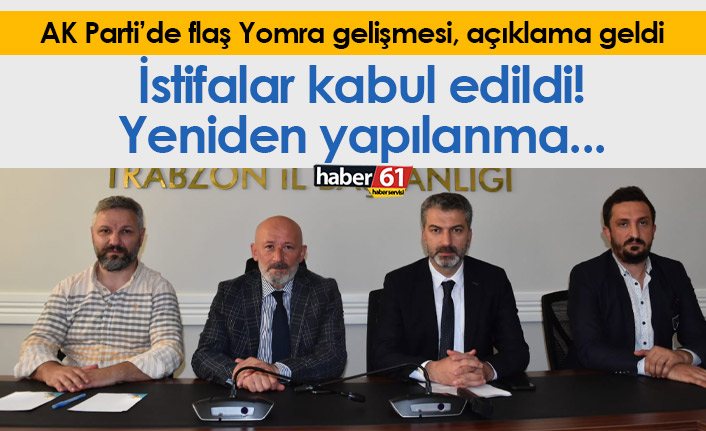 AK Parti'de flaş Yomra gelişmesi! İstifalar kabul edildi