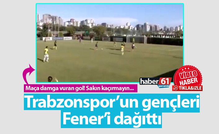 Trabzonspor Fenerbahçe'yi 3-0'la geçti