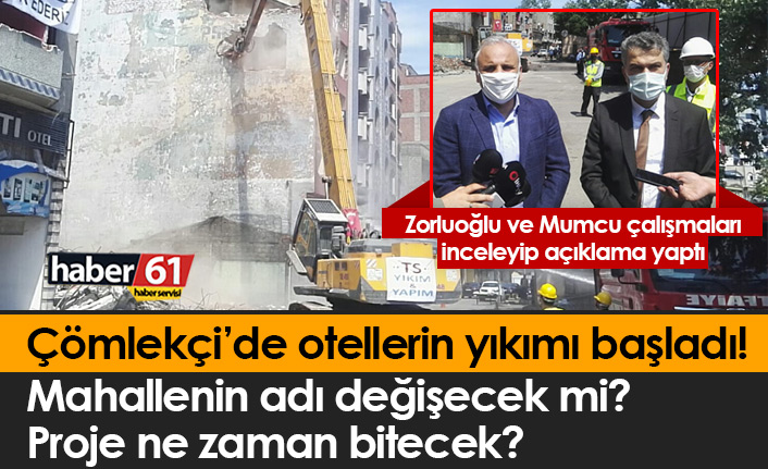 Çömlekçi'de 2. etaba geçildi, yıkımlar başladı!