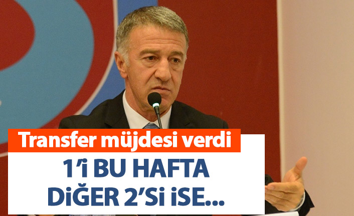 Ağaoğlu'ndan transfer açıklaması! 1'i bu hafta diğer ikisi ise...