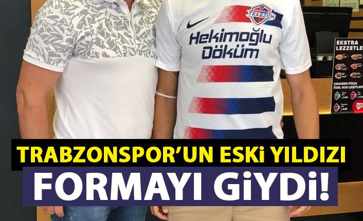 Trabzonspor'un eski yıldızı Hekimoğlu Trabzon formasını giydi