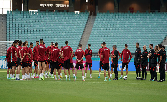 A Milli Takım, Galler maçı hazırlıklarını tamamladı