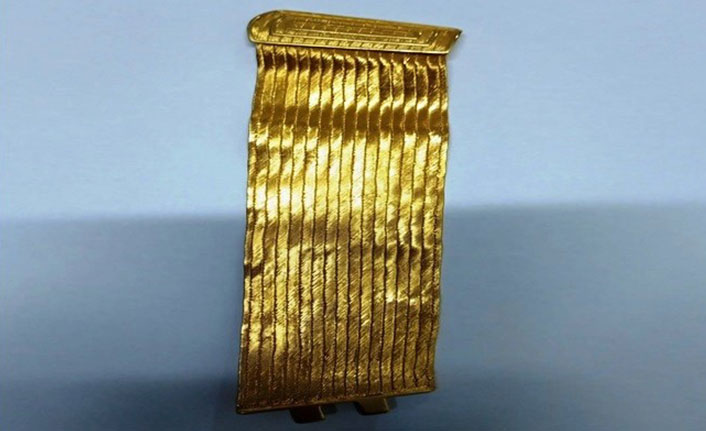 Sahte Trabzon Hasırını satmaya çalışırken suçüstü yakalandı