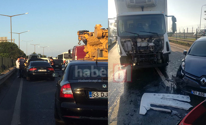 Trabzon’da iki ayrı kaza! 1 yaralı 