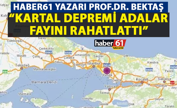 Prof.Dr. Osman Bektaş: Kartal depremi Adalar fayını rahatlattı