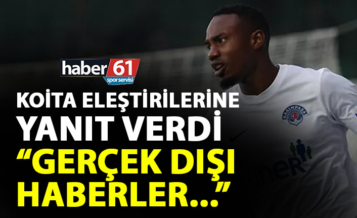 Koita'nın maliyeti eleştirilerine yanıt geldi! Trabzonspor ile...