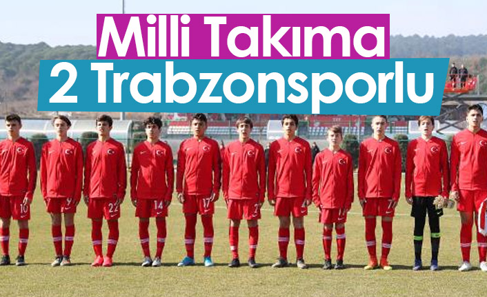 U15 Milli Takıma 2 Trabzonsporlu