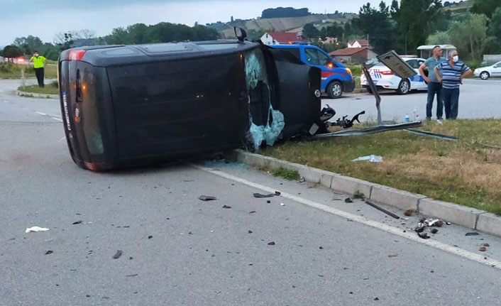 Samsun'da trafik kazası: 1 ölü, 2 yaralı