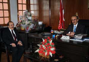 Başkan'dan yeni müftüye ziyaret