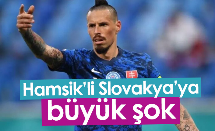 Hamsik'li Slovakya'ya EURO 2020'ye veda etti