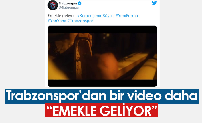 Trabzonspor'dan yine heyecanlandıran paylaşım