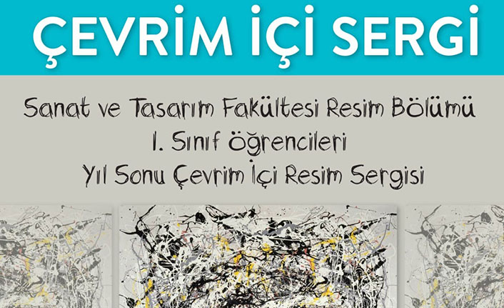 Bayburt'ta çevrim içi resim sergisi