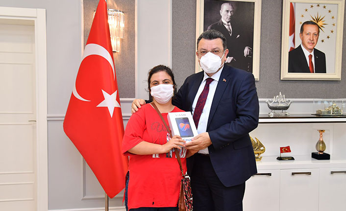 Trabzon'a Gözdenur’un tablet sevinci!