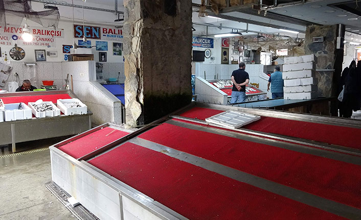 Trabzon'da balık tezgahları boş kaldı