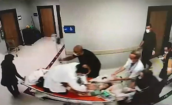 Kalbine demir korkuluk saplanan çocuğu doktorun müdahalesi kurtardı