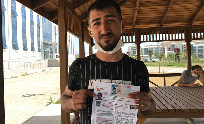 Bayburt'ta YKS'ye girecek öğrenci heyecanının kurbanı oldu