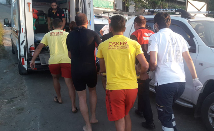 Ordu'da 3 kişi boğulma tehlikesi geçirdi