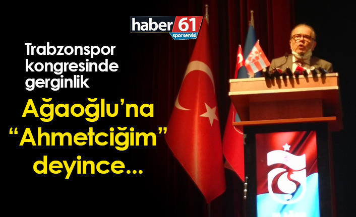 Trabzonspor genel kurulunda gerginlik