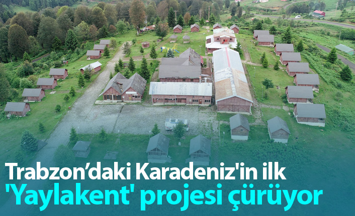 Trabzon'daki Karadeniz'in ilk 'Yaylakent' projesi çürüyor