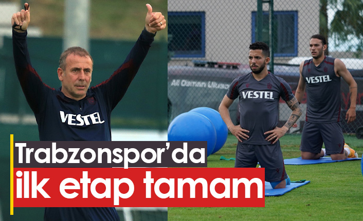 Trabzonspor ilk etabı tamamladı