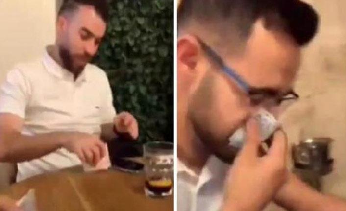 Türk parasıyla burnunu silen turiste sınır dışı!