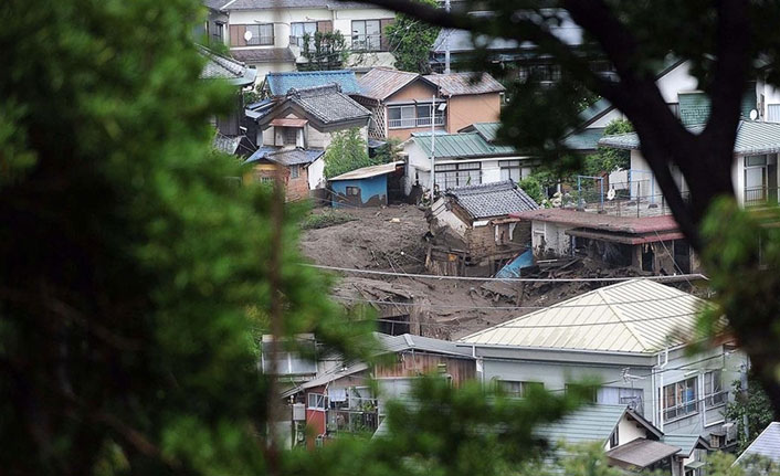Japonya'da heyelan felaketi: 2 kişi öldü, 20 kişi kayboldu