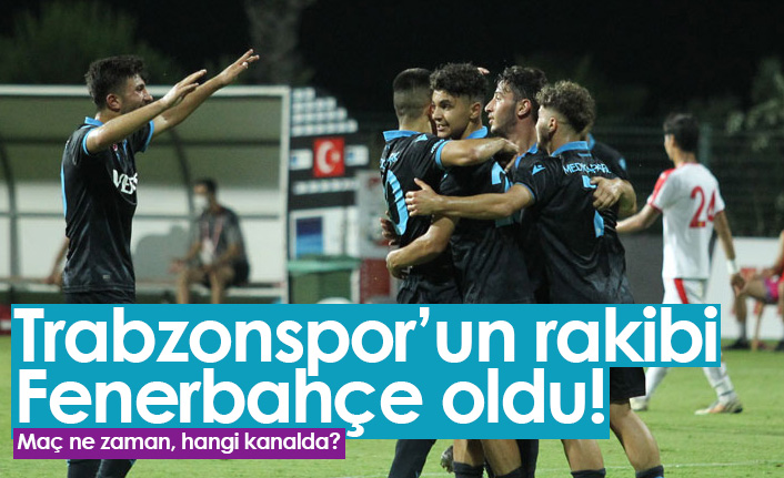 Trabzonspor'un rakibi Fenerbahçe oldu