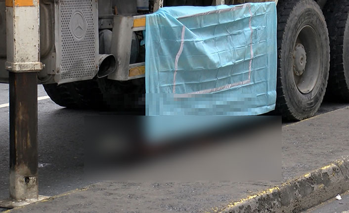 Feci kaza! Beton mikserinin altında kalan kadının bacağı koptu