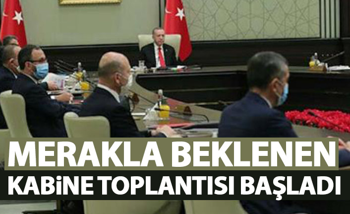 Merakla beklenen kabine toplantısı başladı! Masada kurban bayramı tatili var!