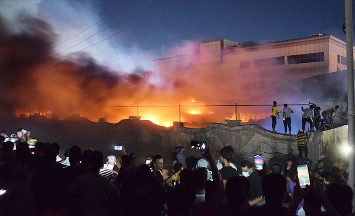 Kovid-19 hastanesinde yangın çıktı: 92 ölü