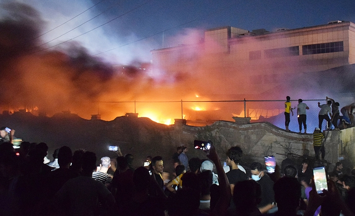 Irak'ta Kovid hastanesinde çıkan yangında can kaybı artıyor