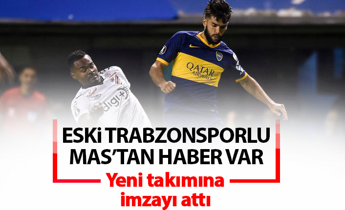 Eski Trabzonsporlu Mas’tan haber var! İşte yeni takımı