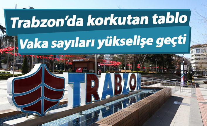 Trabzon'da korkutan tablo! Vaka sayıları yükselişe geçti
