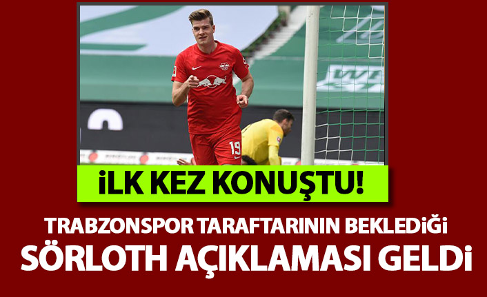Trabzonsporluların merakla beklediği Sörloth açıklaması geldi! İlk kez konuştu