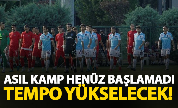 Trabzonspor'da tempo artıyor