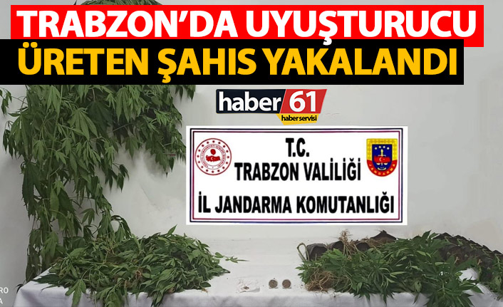 Trabzon'da uyuşturucu imalathanesine baskın! Suçüstü yakalandı