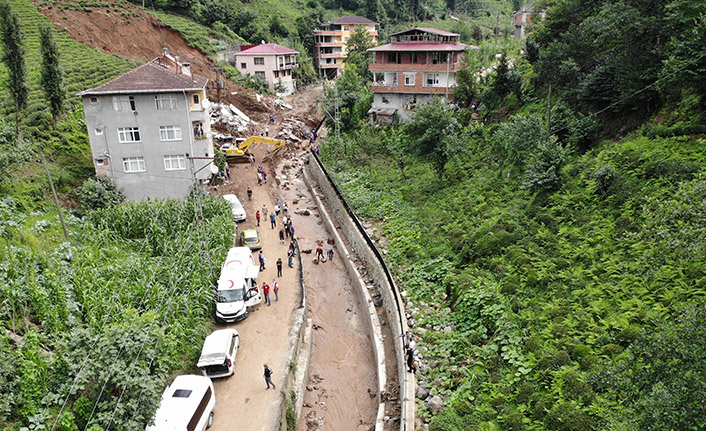 Rize'de son durum! Cumhurbaşkanı Erdoğan açıkladı