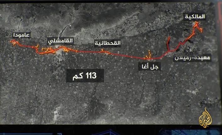YPG/PKK Türkiye sınırında 113  kilometreyi bulan tüneller kazdı