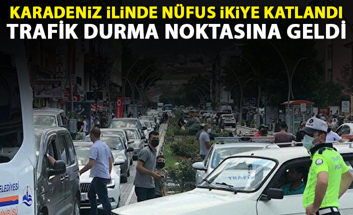 Karadeniz ilinde nüfus 2'ye katlandı