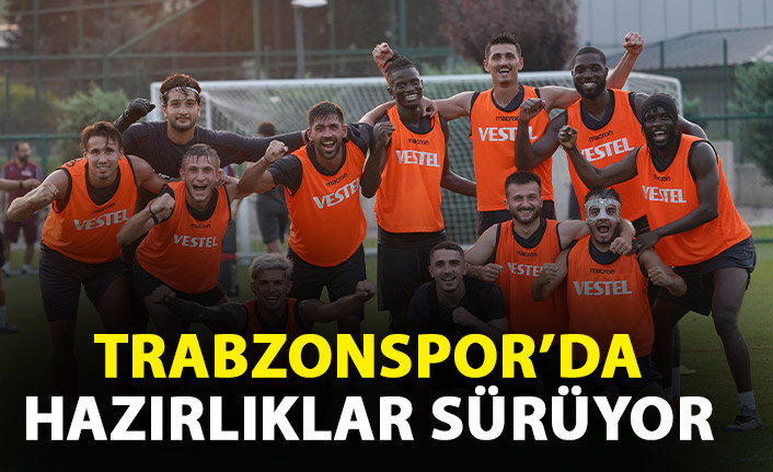 Trabzonspor'da akşam antrenmanı tamamlandı. 19 Temmuz 2021