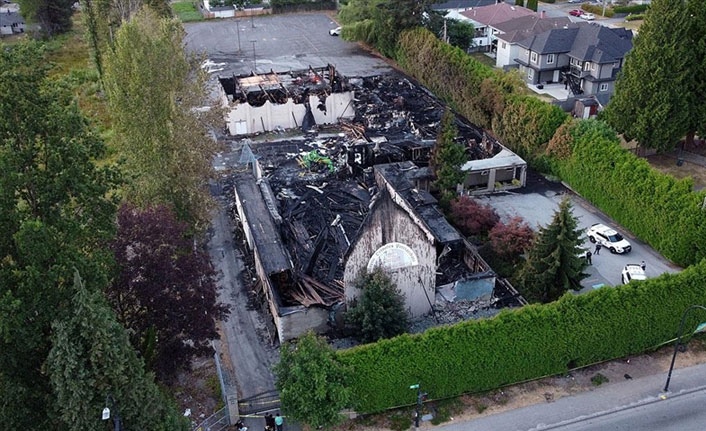 Kanada'da şüpheli kilise yangınlarına bir yenisi daha eklendi