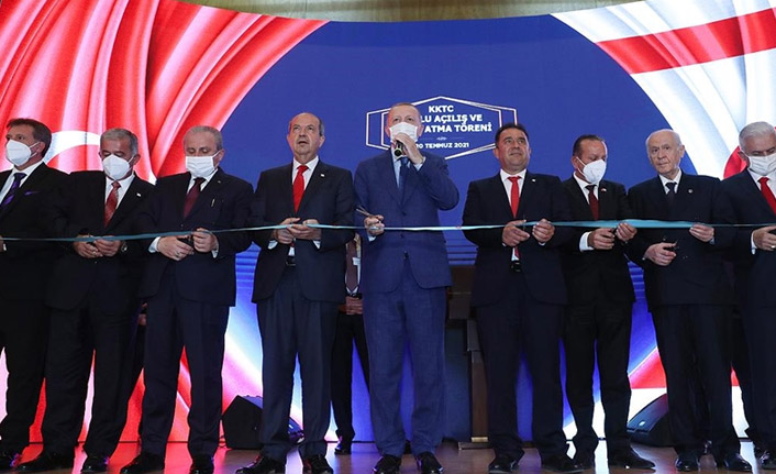 Cumhurbaşkanı Erdoğan: Kuzey Kıbrıs artık ayağa kalkıyor